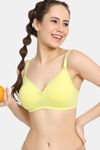 Rosaline Rerooted Simplicity Padded Non Wired 3/4th Coverage T-Shirt Bra - Daiquri Green — thumbnail 1